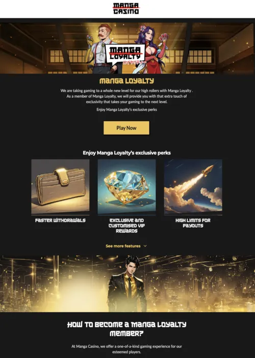 Tours gratuits bonus cadeau Manga Casino